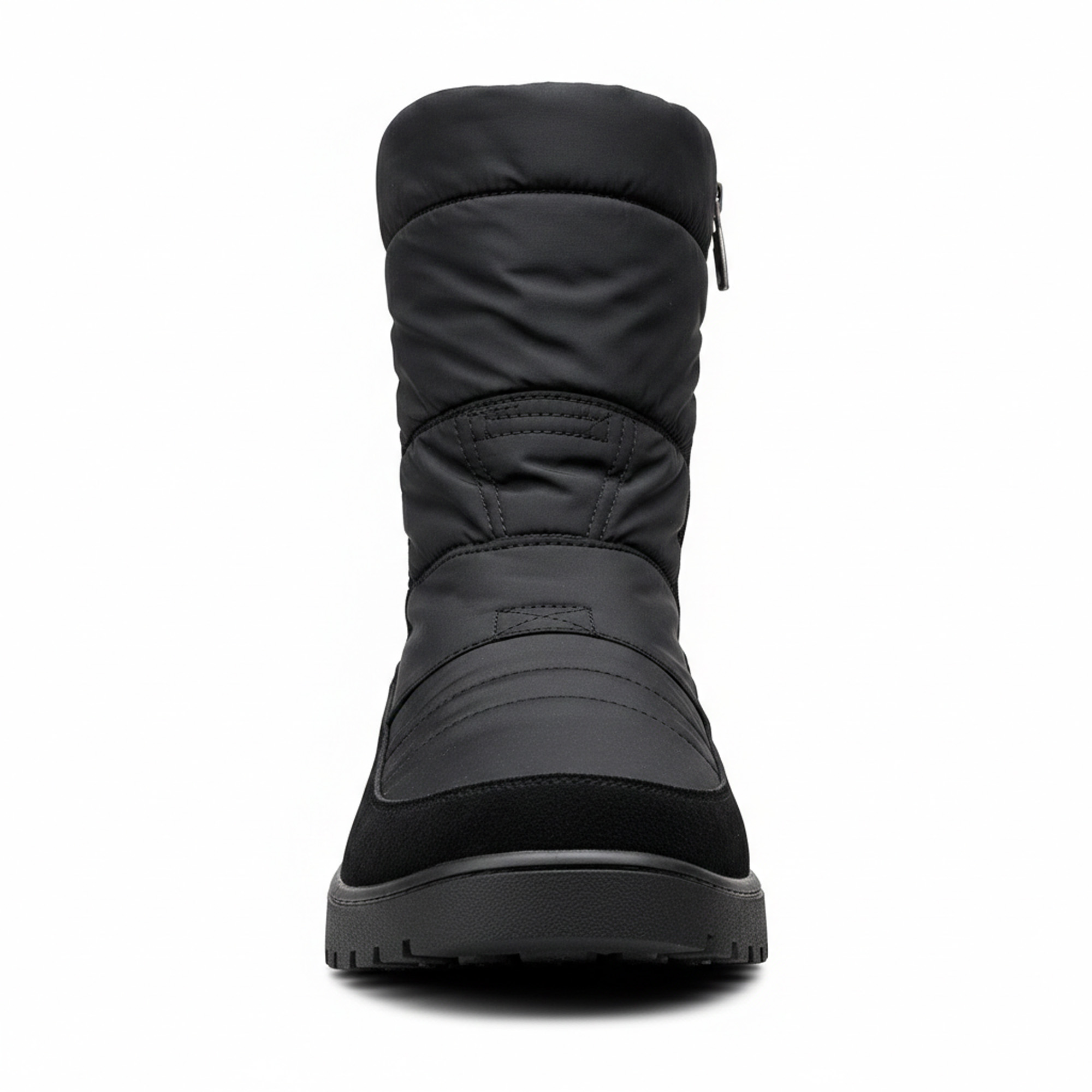 Botas De Invierno Mujer Diseño Acolchado Con Suela Alta - Imagen 2